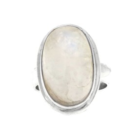 925 Sterling Silver Opal Unisex Ring