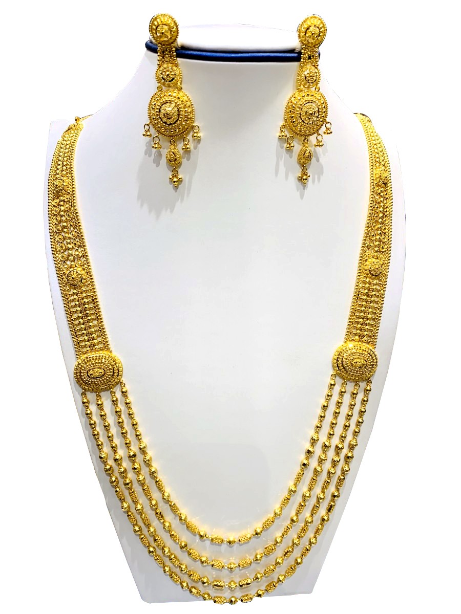 22ct Gold Filigree Rani Haar/Necklace Set | Necklace Sets | collection ...