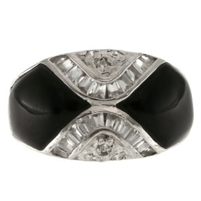 925 Sterling Silver Onyx Ring